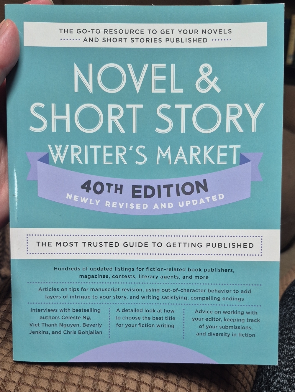 Novel And Short Story Writer's Market-40th Edition